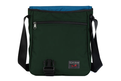 visible variant TB0202-WKOL^^Medium Cafe Bag in Wilderness (forest green) Ballistic with Cobalt 210 Cerylon