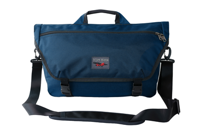 visible variant TB0210-DKZD^^The Marathon in Deep Blue Ballistic with the shoulder strap attached
