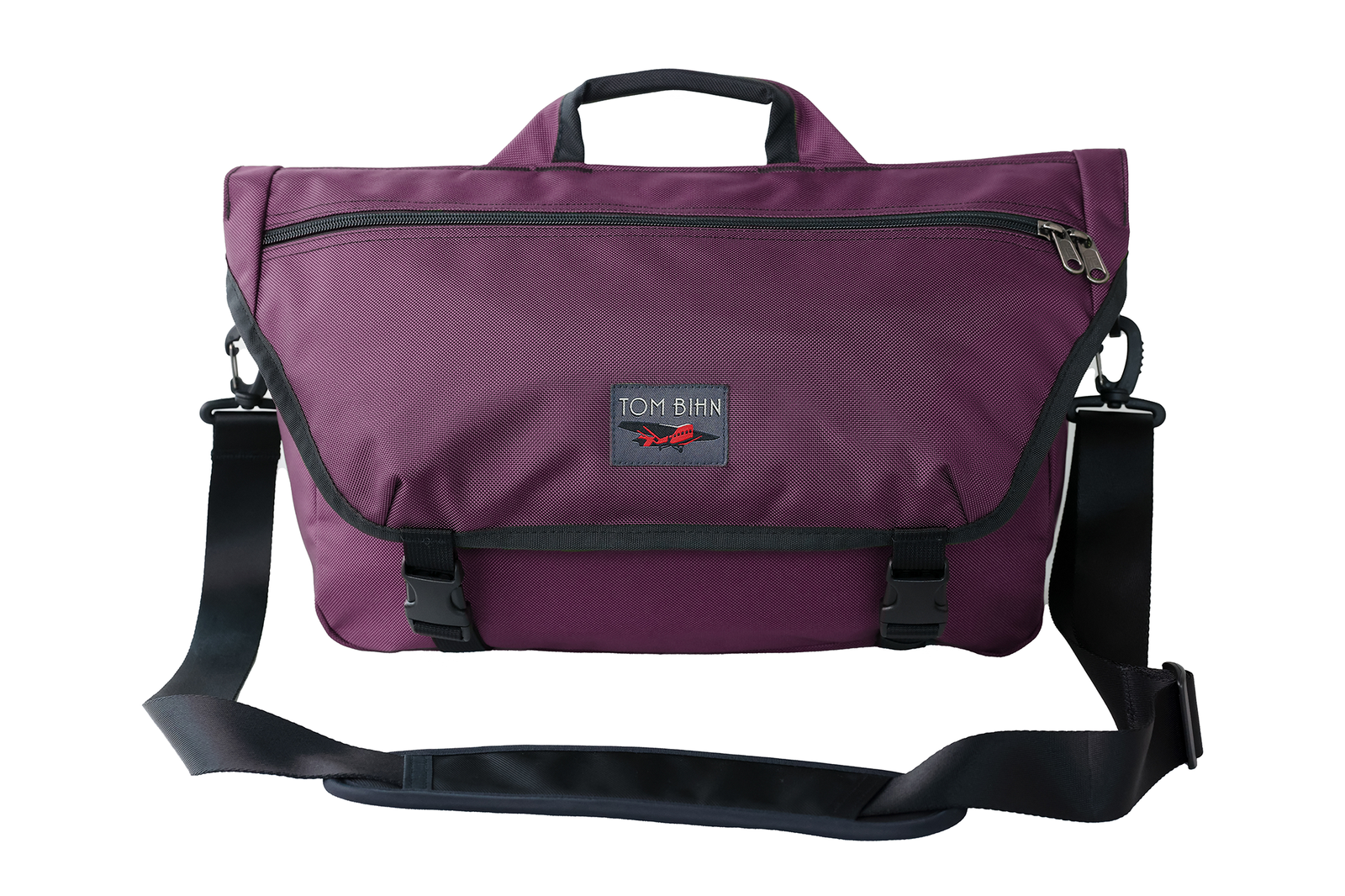 visible variant TB0210-UKDL^^The Marathon in Aubergine Ballistic with shoulder strap