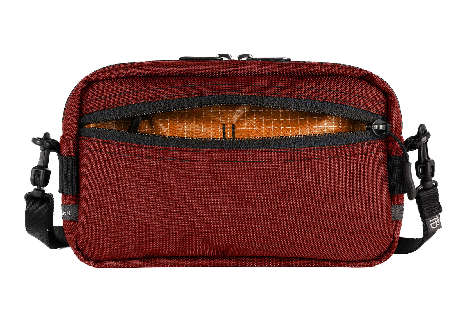 visible variant TB0413-MKZD^^A Side Effect in Mars Red 630 Ballistic with Zest (orange with white grid) 200 Halcyon interior.