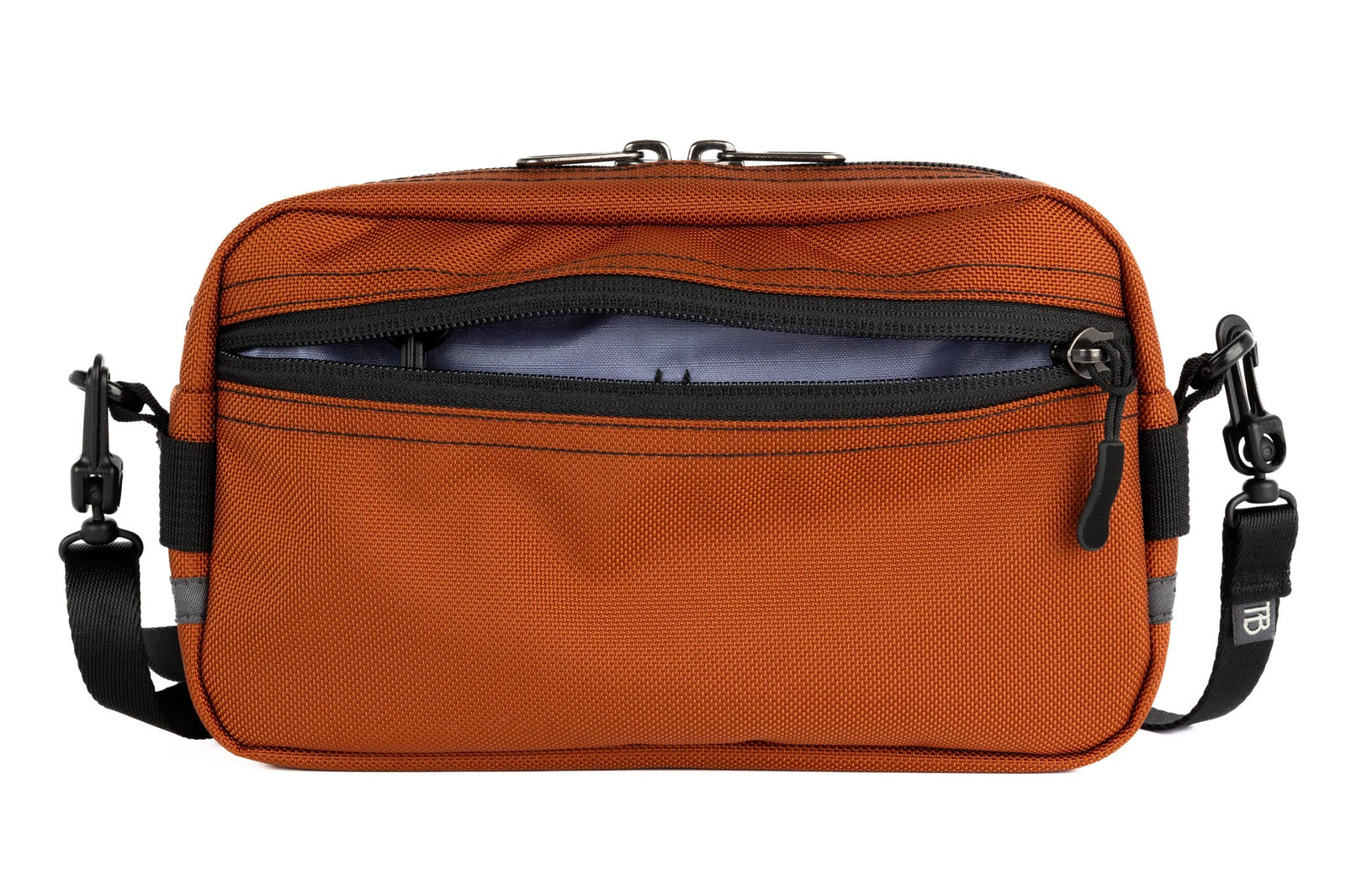 visible variant TB0413-TKDL^^A Side Effect in Burnt Orange 630 Ballistic with Dusk (blue-grey with light blue-grey grid) 210 Cerylon interior.