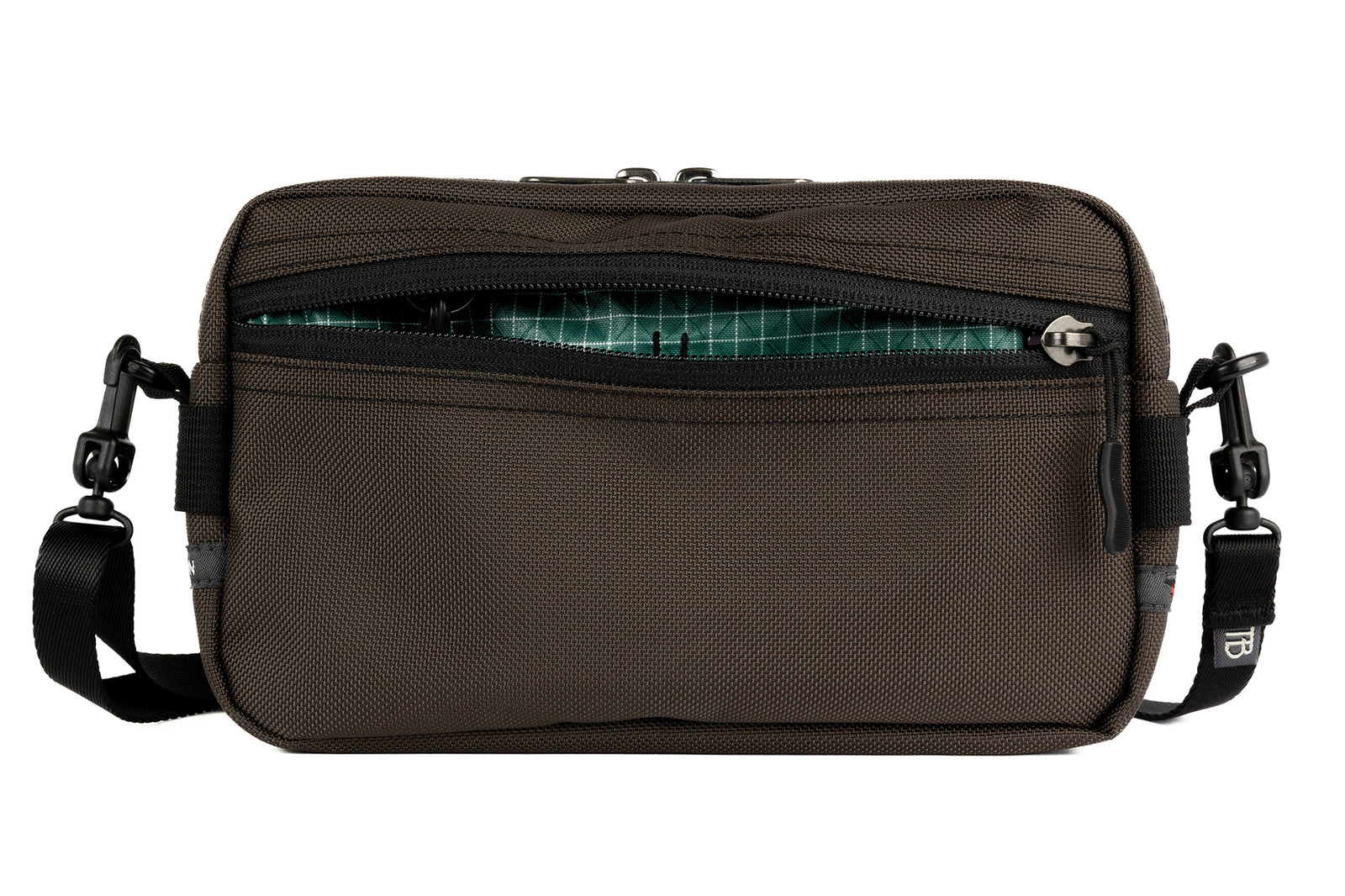 visible variant TB0413-RKKD^^A Side Effect in Ursa (grey-brown) Ballistic with Sitka (dark green with white grid) 200 Halcyon interior.