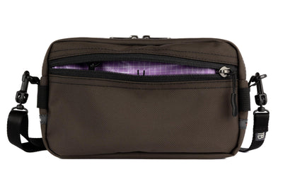 visible variant TB0413-RKYD^^A Side Effect in Ursa (grey-brown) Ballistic with Wisteria (pale purple with white grid) 200 Halcyon interior.