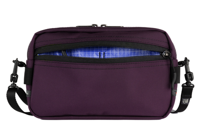 visible variant TB0413-UK9D^^A Side Effect in Aubergine (dark purple) 525 Ballistic with Selkie (purplish-blue with white grid) 200 Halcyon interior.