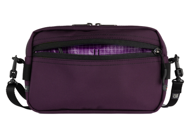 visible variant TB0413-UKUD^^A Side Effect in Aubergine (dark purple) Ballistic with Ultraviolet (purple with white grid) 200 Halcyon interior.