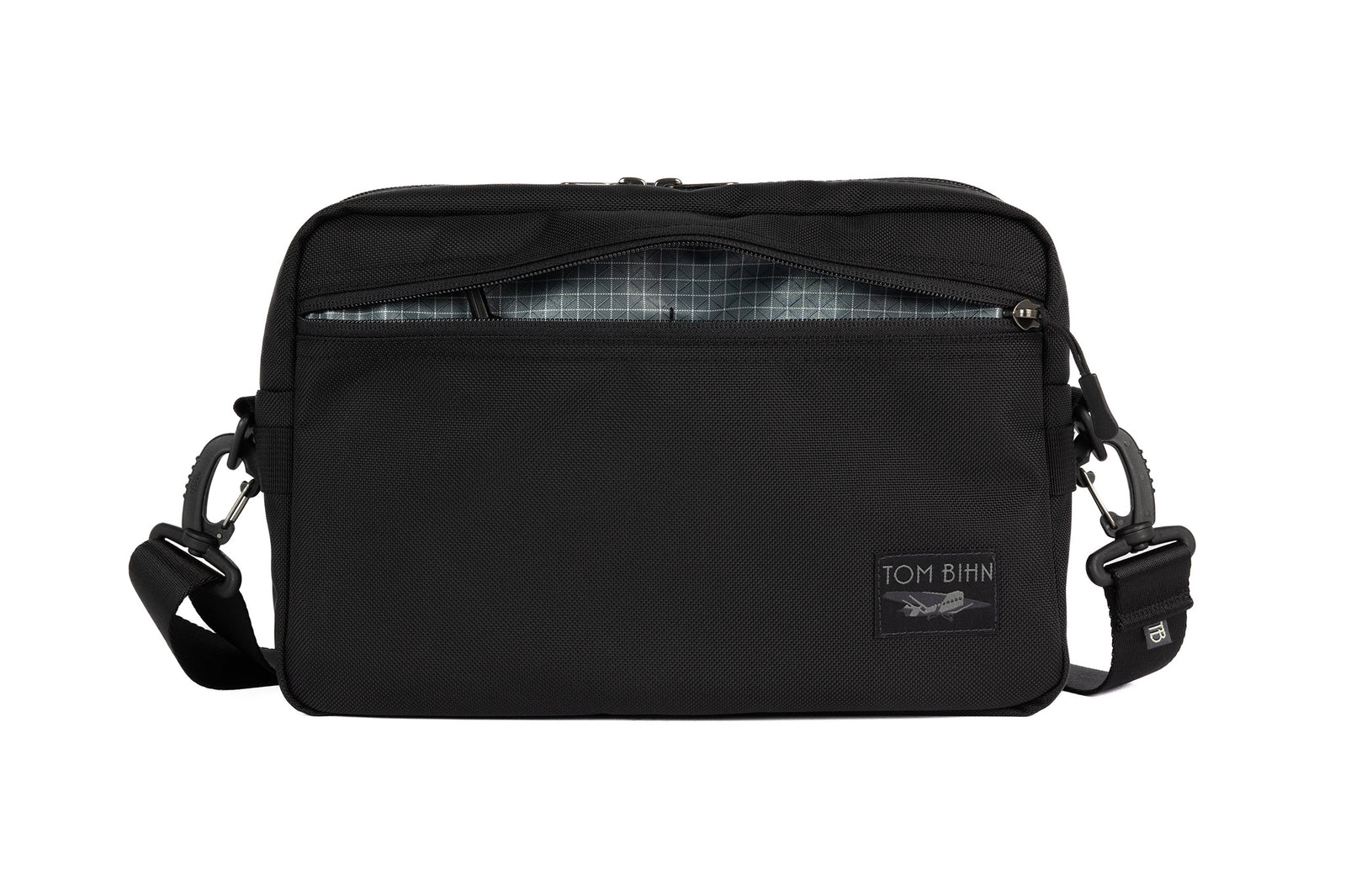 visible variant TB0415-BKND^^The Side Hustle in Black Ballistic with Northwest Sky 200 Halcyon interior.