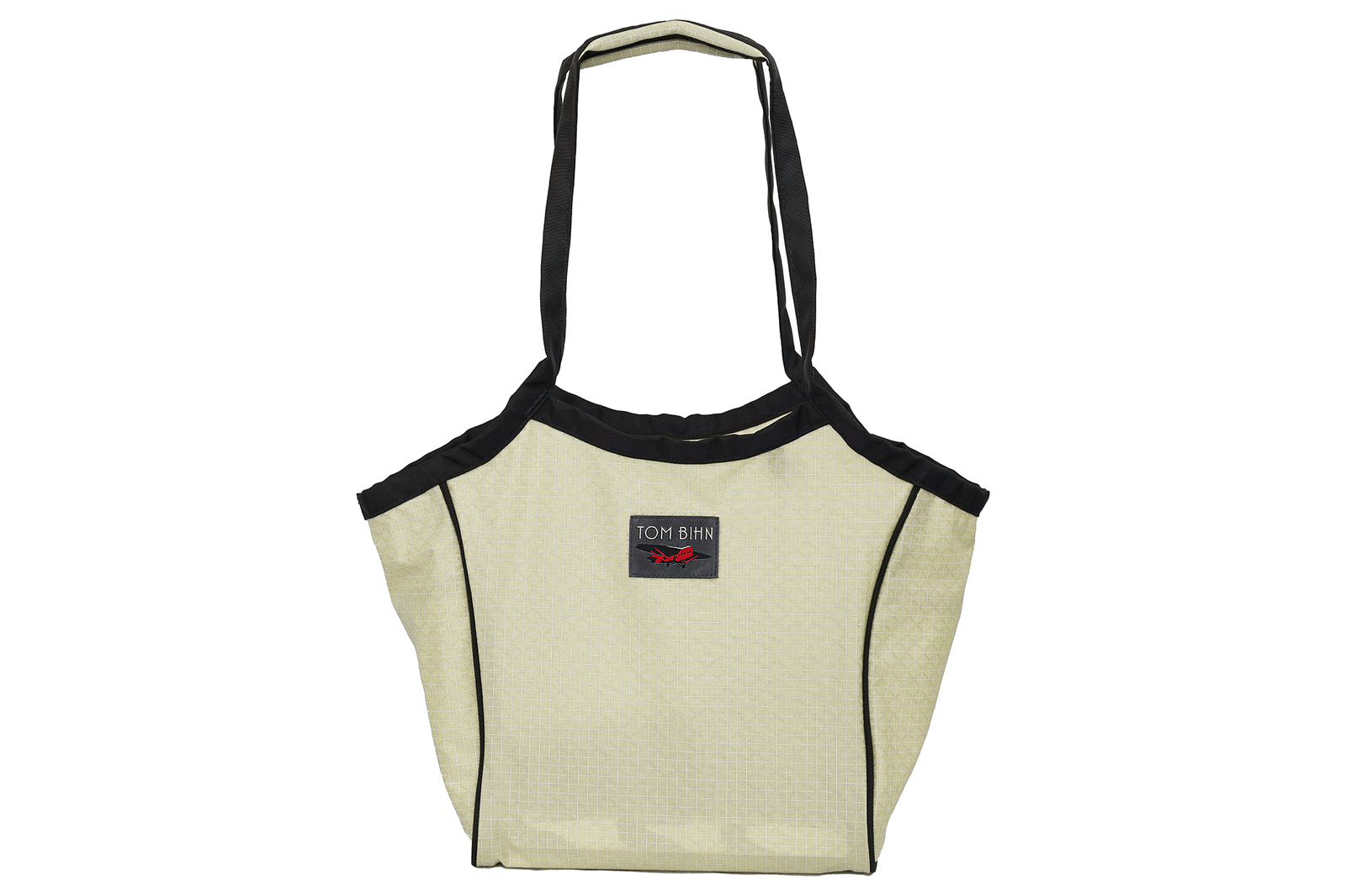 visible variant TB0608-2D^^A Small Original Shop Bag in Lemonade (light yellow with white grid) 200 Halcyon.