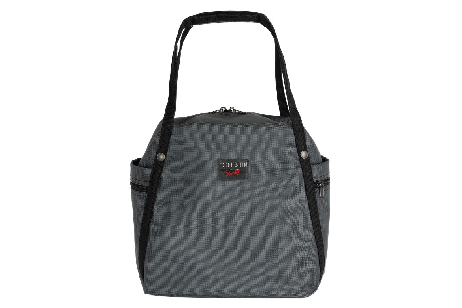 visible variant TB0615-GK^^The Pop Tote in Nebulous Grey (dark grey) Ballistic.