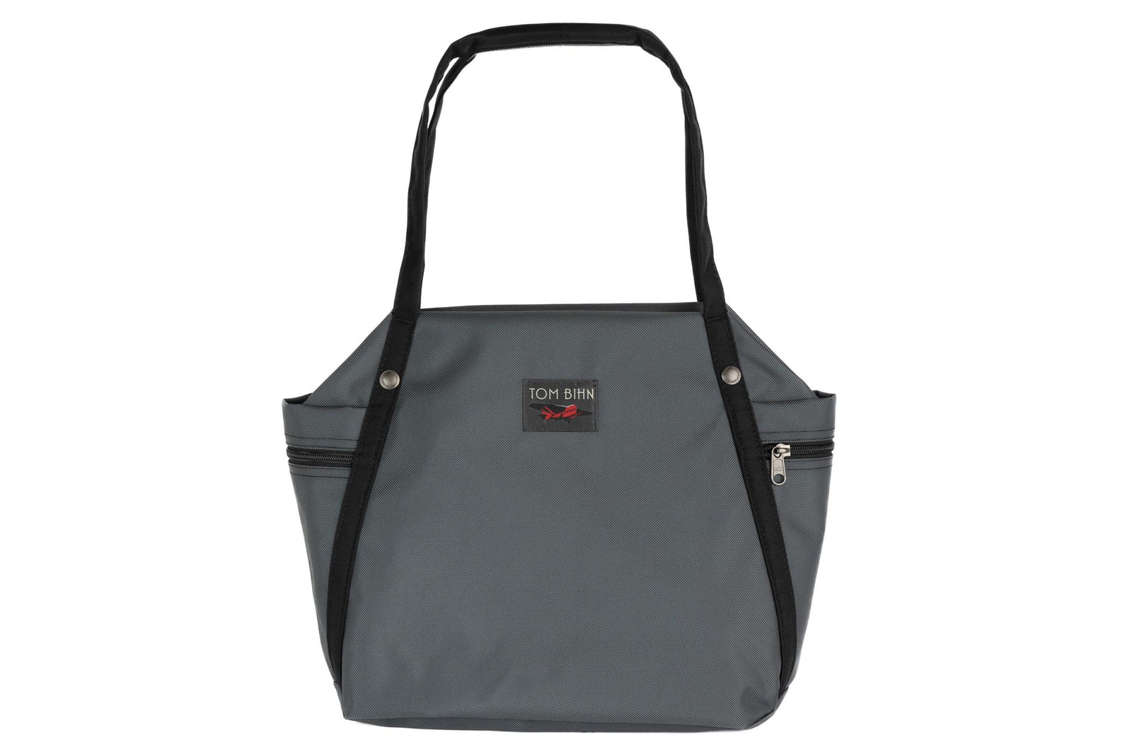 visible variant TB0615-GK^^The Pop Tote in Nebulous Grey (dark grey) Ballistic.