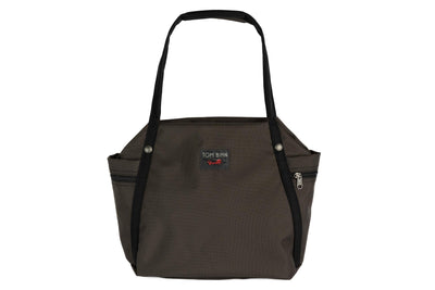 visible variant TB0615-RK^^The Pop Tote in Ursa (brown-grey) Ballistic.