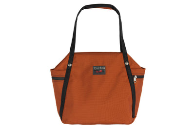 visible variant TB0615-TK^^The Pop Tote in Burnt Orange Ballistic.