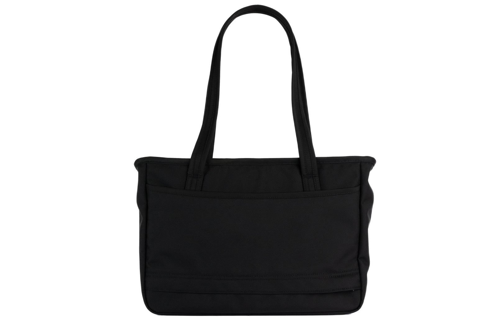 visible variant TB0715-BKML TB0715-BK4D TB0715-BKLD TB0715-BKOD TB0715-BKND^^Back of the Nomad Tote in Black Ballistic.