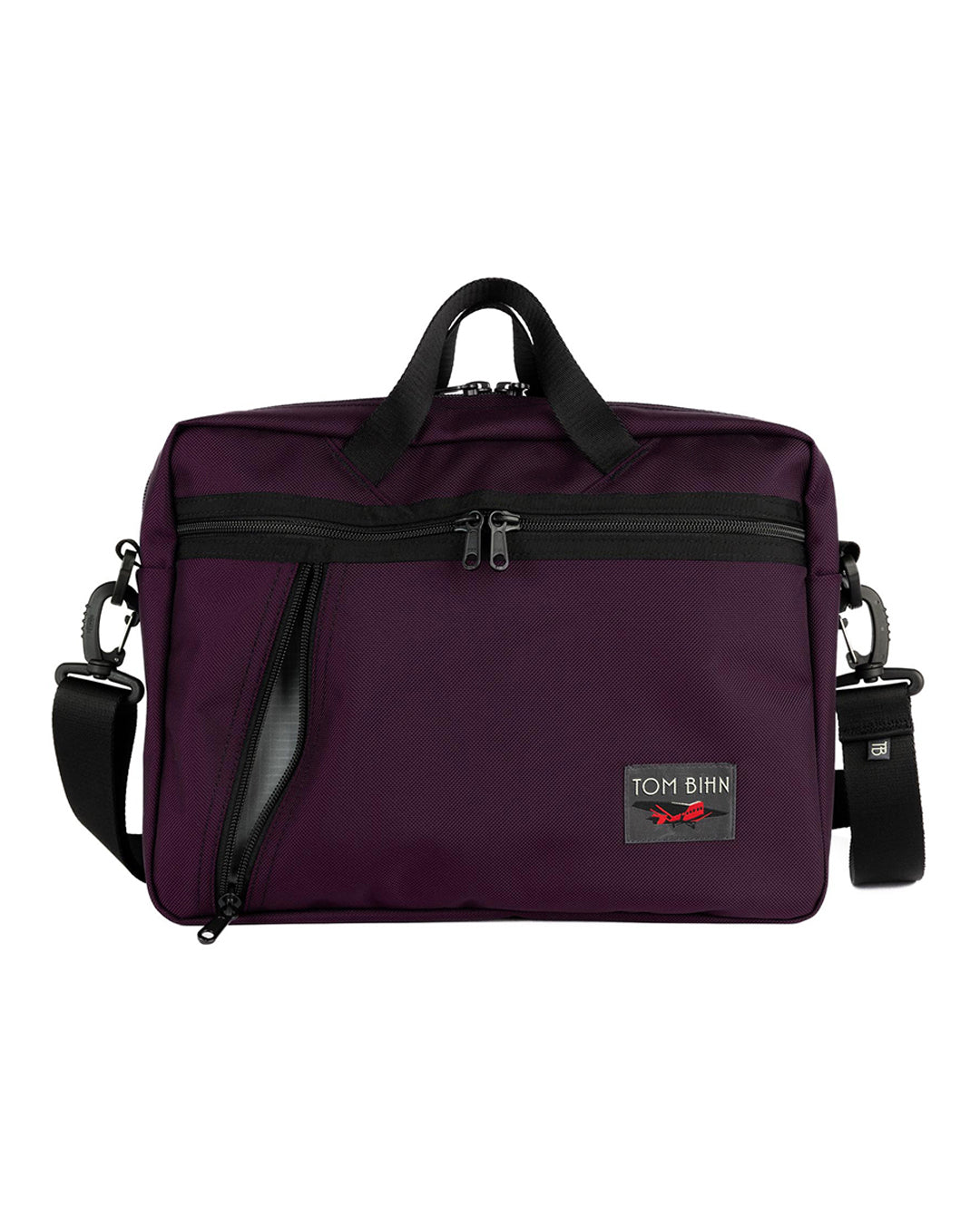 visible variant TB0722-UKGL^^Daylight Briefcase in Aubergine (dark purple) 630 Ballistic with Mountain Grey (grey) 210 Cerylon interior
