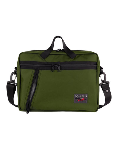 visible variant TB0722-VKGL^^Daylight Briefcase in Saguaro (olive green) 630 Ballistic with Mountain Grey (light grey) 210 Cerylon interior