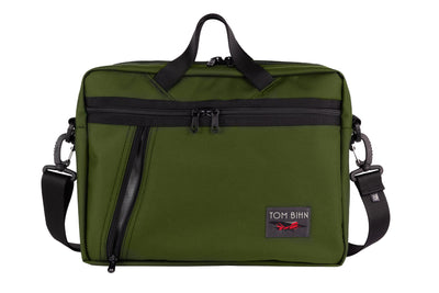 visible variant TB0722-VKGL^^Daylight Briefcase in Saguaro (olive green) 630 Ballistic with Mountain Grey (light grey) 210 Cerylon interior