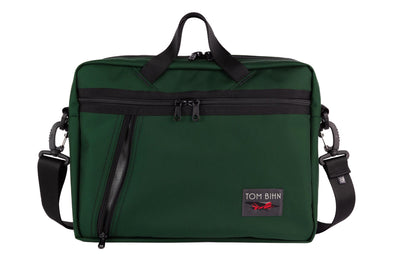 visible variant TB0722-WKGL^^Daylight Briefcase in Wilderness (forest green) 525 Ballistic with Mountain Grey (light grey) 210 Cerylon interior