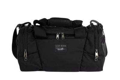visible variant TB0904-BKGL TB0904-BKND^^The Night Flight Travel Duffel in Black Ballistic.