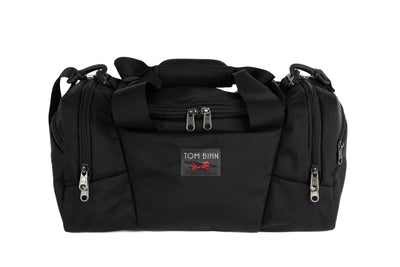 visible variant TB0904-BK5D TB0904-BKZD^^The Night Flight Travel Duffel in Black Ballistic.