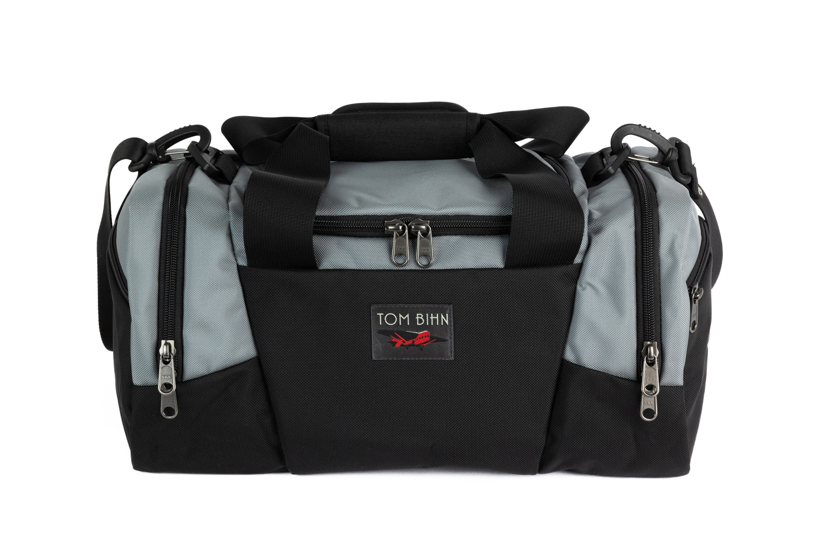 visible variant TB0904-LKDL^^The Night Flight Travel Duffel in Cloud Ballistic.