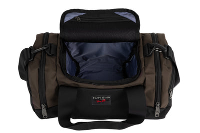 visible variant TB0904-RKDL^^The Night Flight Travel Duffel in Ursa Ballistic with a Dusk 210 Cerylon interior.