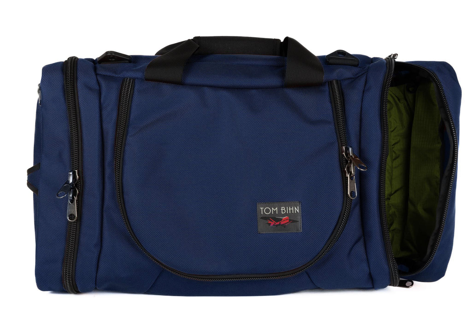visible variant TB0905-NBML^^Aeronaut 30 in Navy 1050 Ballistic with Moss 210 Cerylon interior.