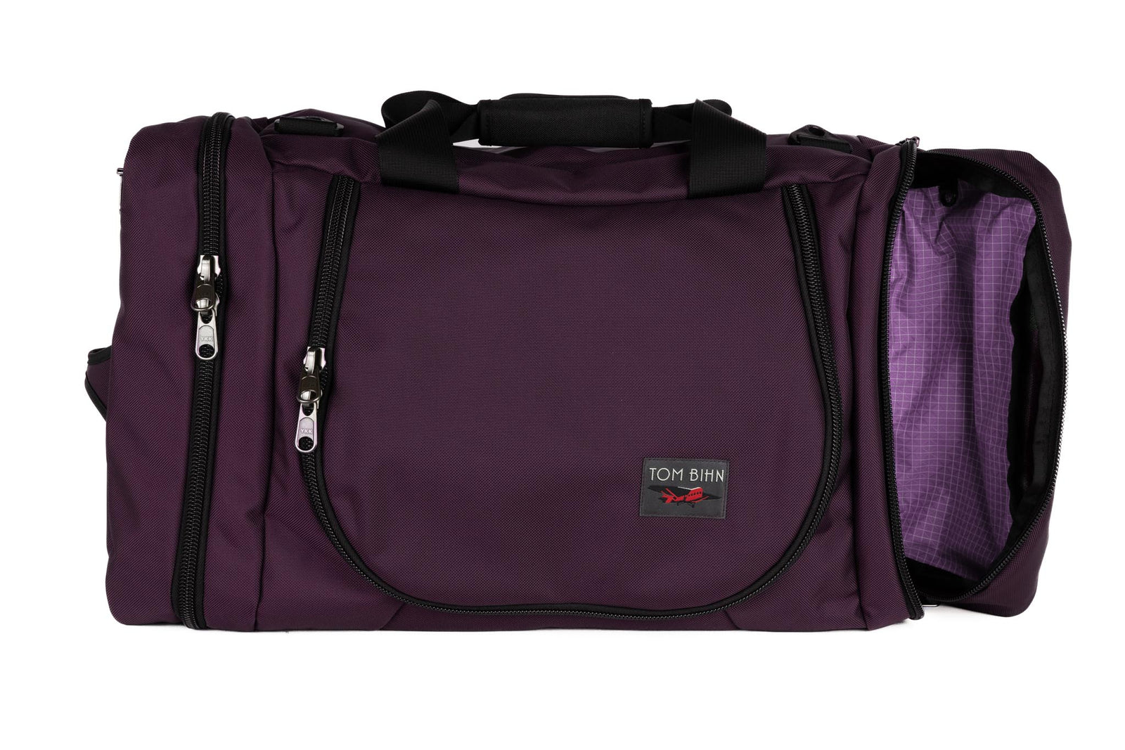 visible variant TB0906-UKYD^^An Aeronaut 45 in Aubergine Ballistic with Wisteria 200 Halcyon interior.