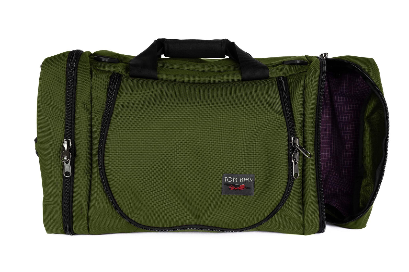visible variant TB0906-VK5D^^A Saguaro (olive green) Ballistic Aeronaut 45 with an Acai (dark purple) interior.