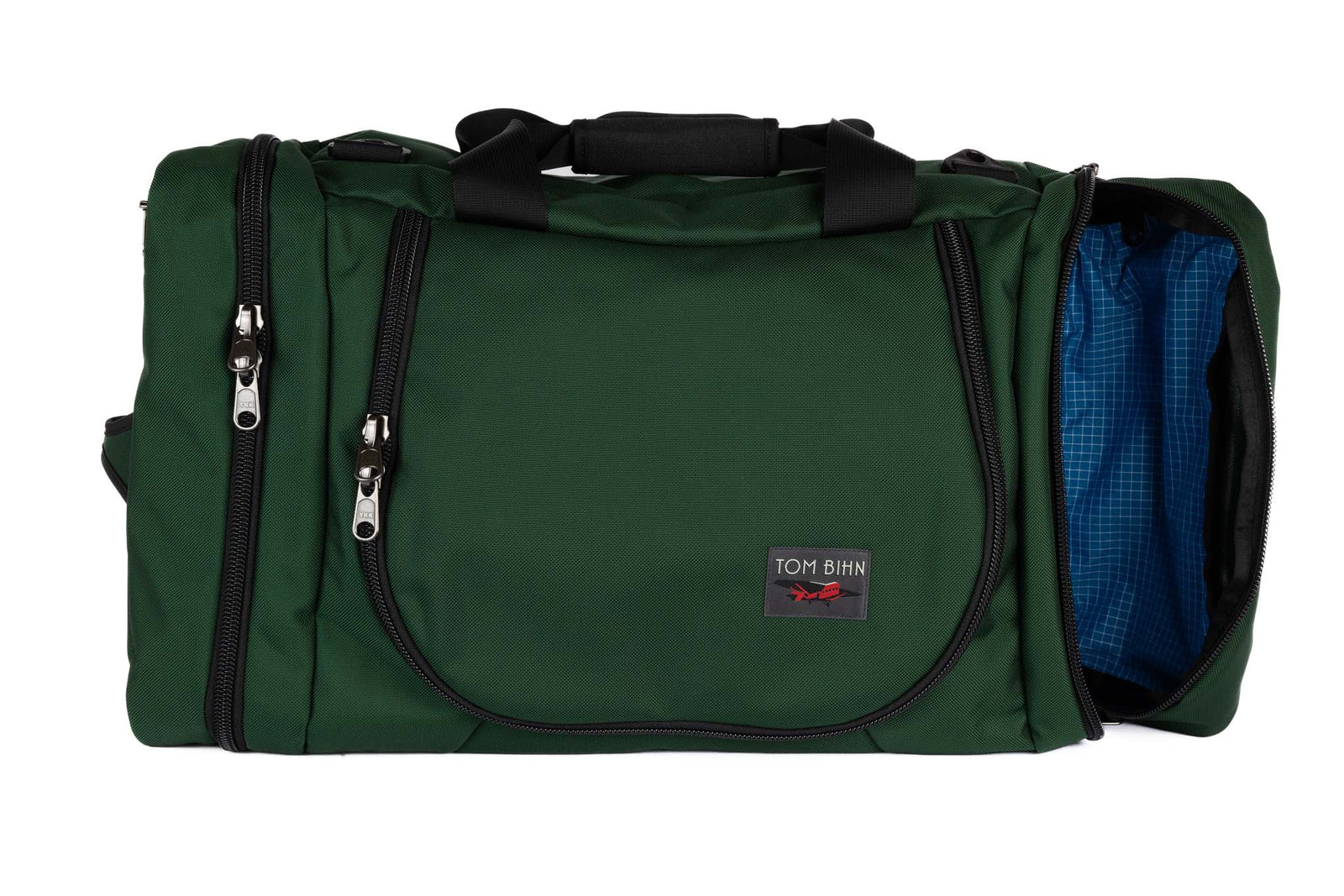 visible variant TB0906-WKLD^^A Wilderness (forest green) Ballistic Aeronaut 45 with an Island (blue) Halcyon interior.