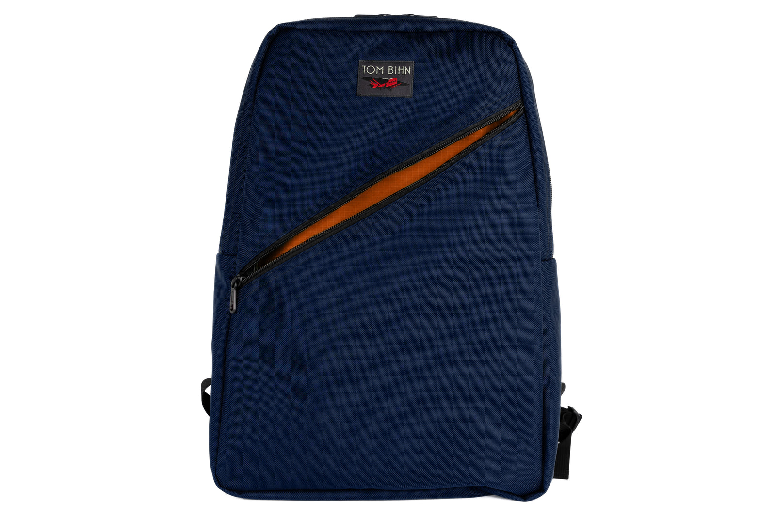 visible variant TB0922-DKPL^^Daylight Backpack in Deep Blue (dark blue) 630 Ballistic with Persimmon (dark orange with orange grid) 210 Cerylon interior