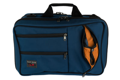 visible variant TB0952-DKZD^^A Western Flyer in Navy (blue) 1050 Ballistic with an Zest (orange with white grid) 200 Halcyon interior.