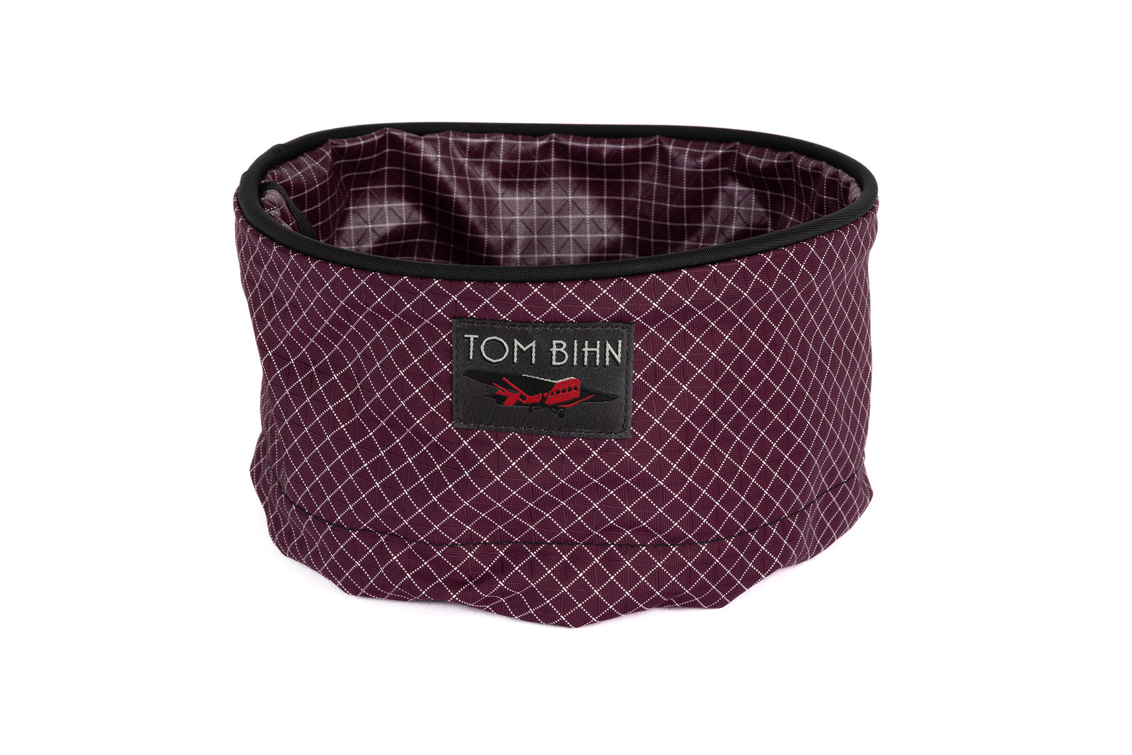 visible variant TB0991-5D^^A Large Travel Tray in Acai (dark purple with white grid) 200 Halcyon.
