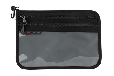 visible variant TB1223M-GK^^Medium Double Organizer Pouch in Nebulous Grey Ballistic