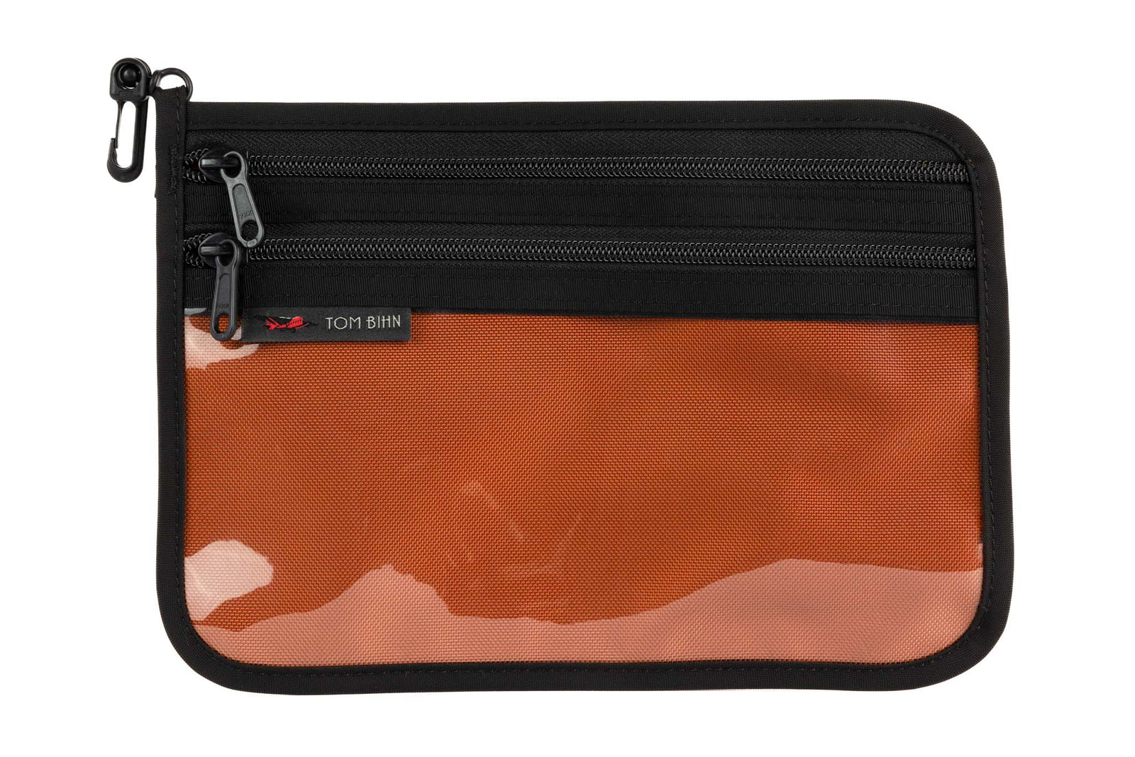 visible variant TB1223M-TK^^Medium Double Organizer Pouch in Burnt Orange Ballistic