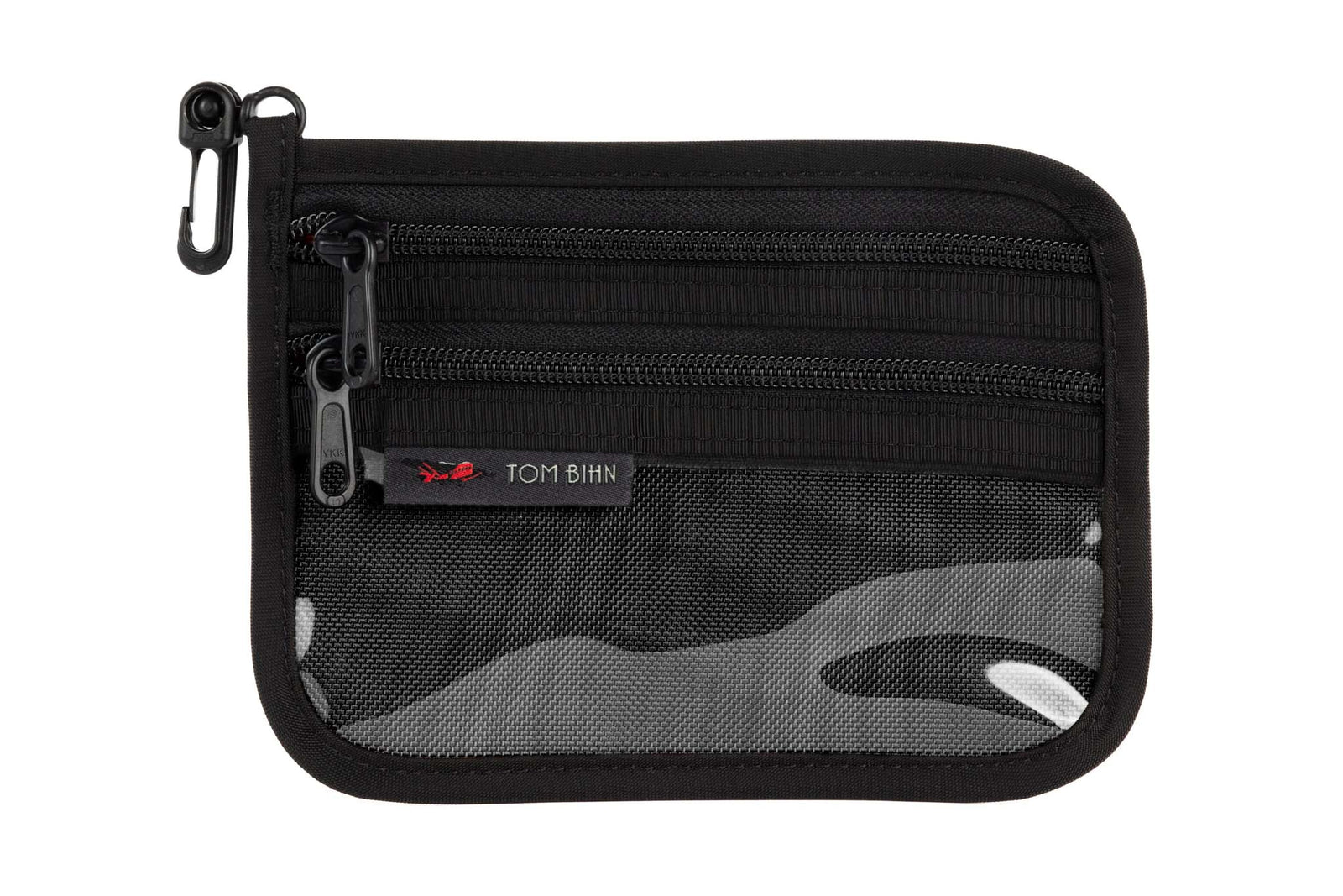 visible variant TB1223S-BK^^Small Double Organizer Pouch in Black