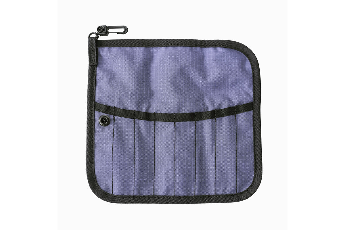 visible variant TB1235-DL^^Tool Pen Wrap in Dusk (bluish-purple with bluish-purple grid) 210 Cerylon.