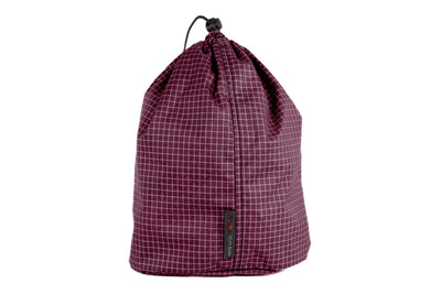 visible variant TB1254-5D^^A Size 4 Acai (dark purple with white grid) 200 Halcyon Travel Stuff Sack.