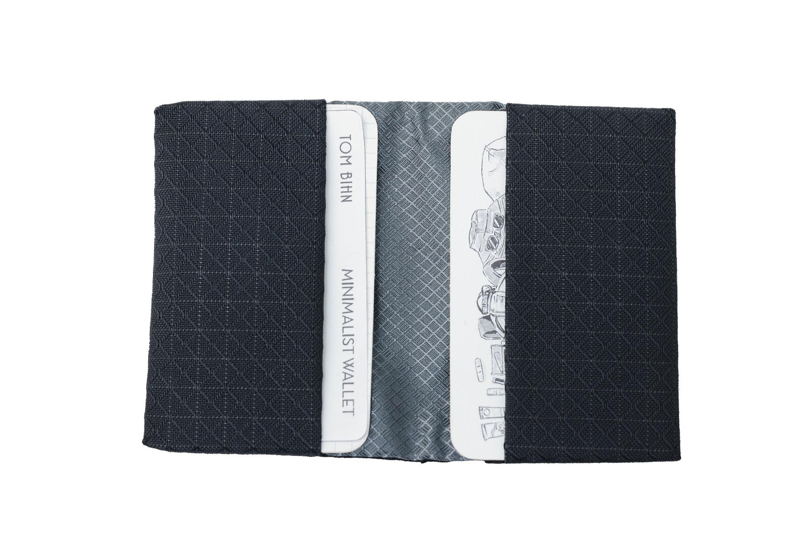 visible variant TB1294-BT^^The exterior of the Minimalist Wallet