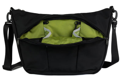 visible variant TB1405-BKML^^Parental Unit in Black 1050 Ballistic with an Moss 210 Cerylon interior.