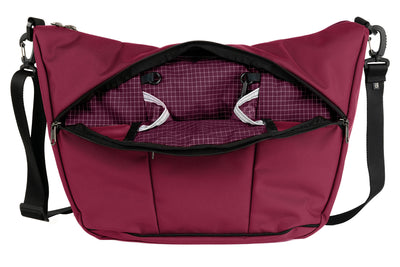 visible variant TB1405-PK5D^^Parental Unit with Raspberry Ballistic with Acai (dark purple with white grid) 200 Halcyon interior.