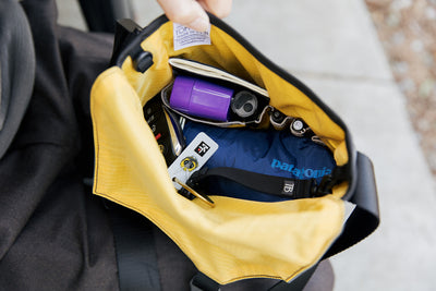 visible lifestyle^^Small Cafe Bag interior