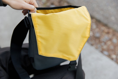 visible lifestyle^^Small Cafe Bag open