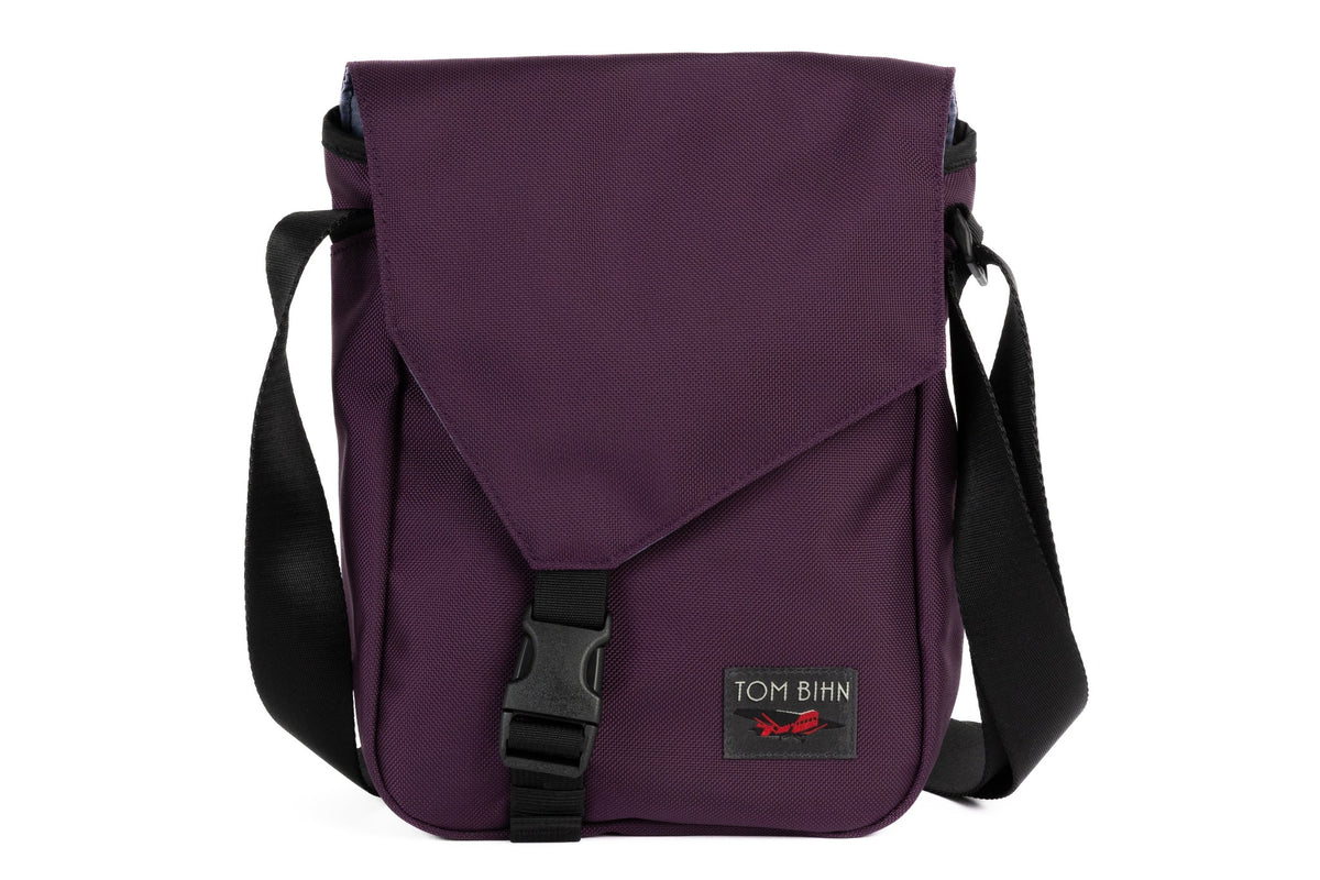 visible variant TB0201-UKDL^^Small Cafe Bag in Aubergine Ballistic.