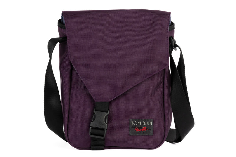 visible variant TB0201-UKDL^^Small Cafe Bag in Aubergine Ballistic.