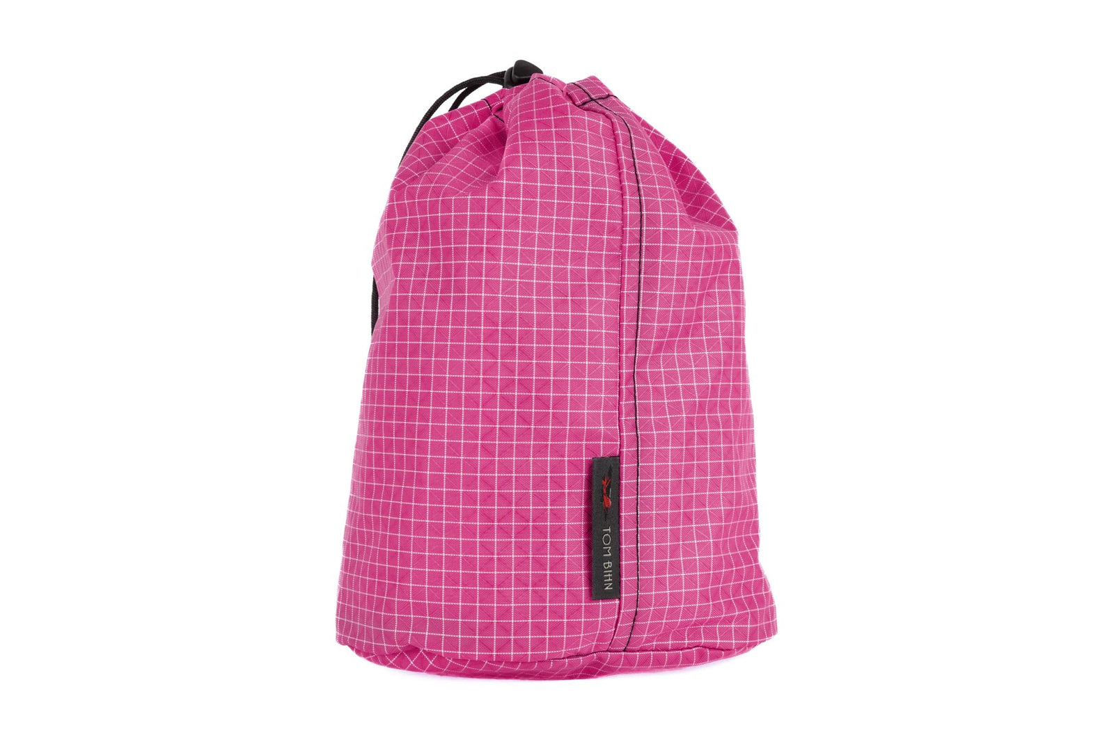 visible variant TB1253-PD^^A Size 3 Cerise (bright pink with white grid) 200 Halcyon Travel Stuff Sack.