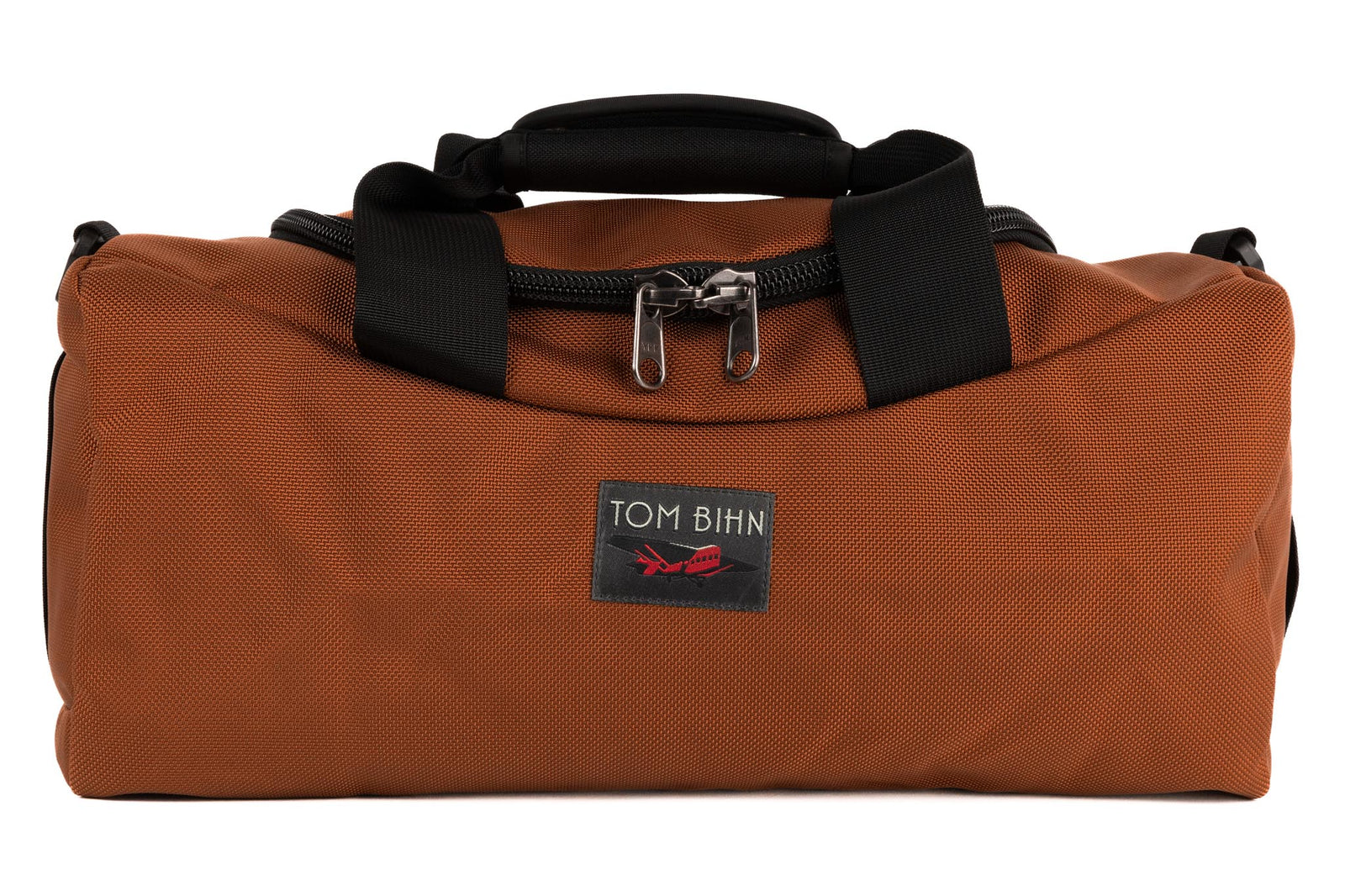 visible variant TB0909MI-TB^^A Mini Yeoman Duffel in Burnt Orange 1050 Ballistic.