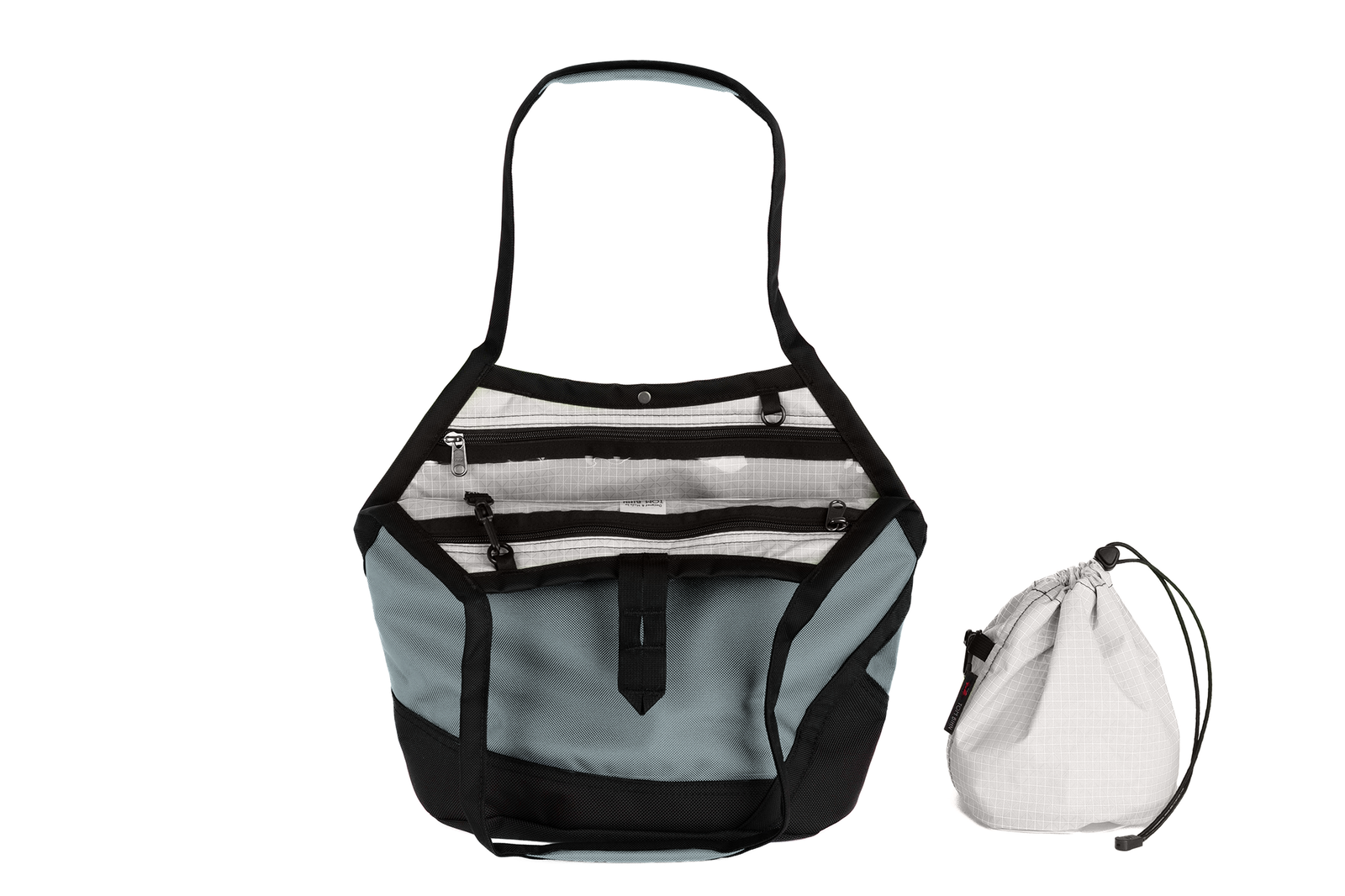 visible variant TB0660-LKTD^^A Swift in Cloud Ballistic with Tahoma (white with white grid) 200 Halcyon interior and Yarn Stuff Sack.