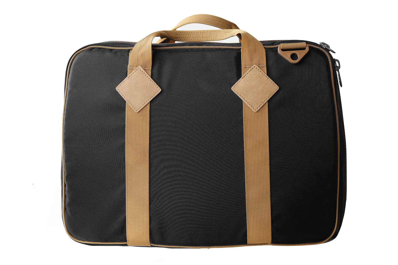 visible variant TB0780-BNSN^^Founder's Briefcase in Black 420 Parapack with Coyote (tan) trim