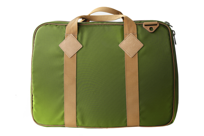 visible variant TB0780-ONSN^^Founder's Briefcase in Olive 420 Parapack with Coyote (tan) trim