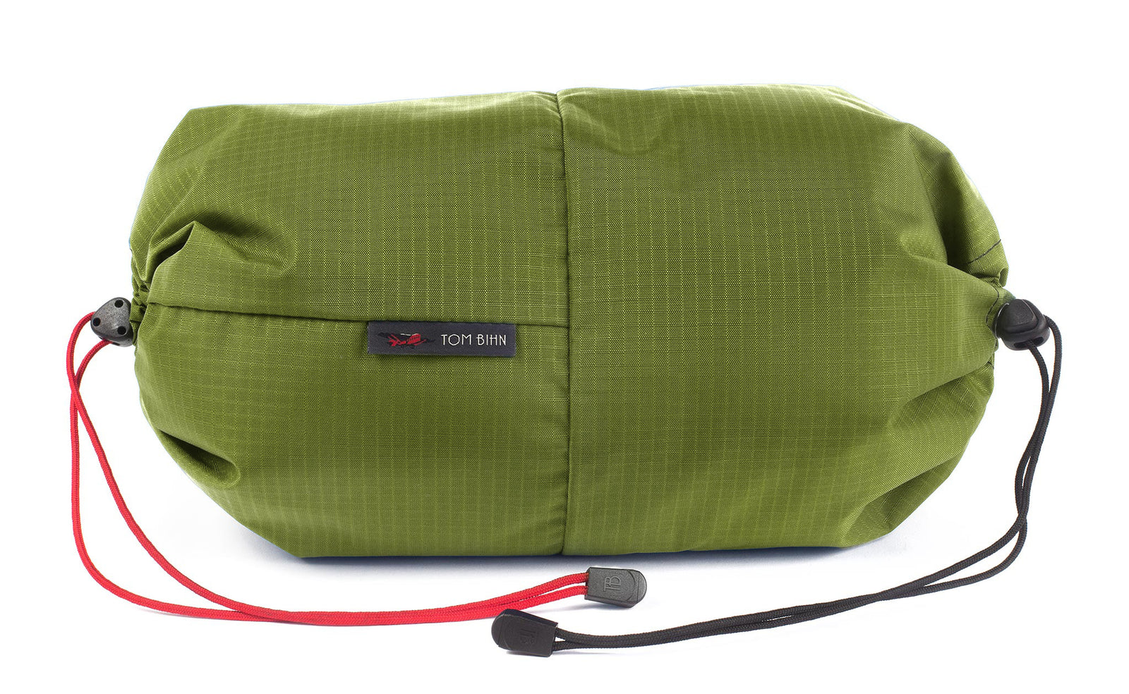 visible variant TB09375-ML^^An Aeronaut 30 Travel Laundry Stuff Sack in Moss (green with light blue grid) 210 Cerylon.