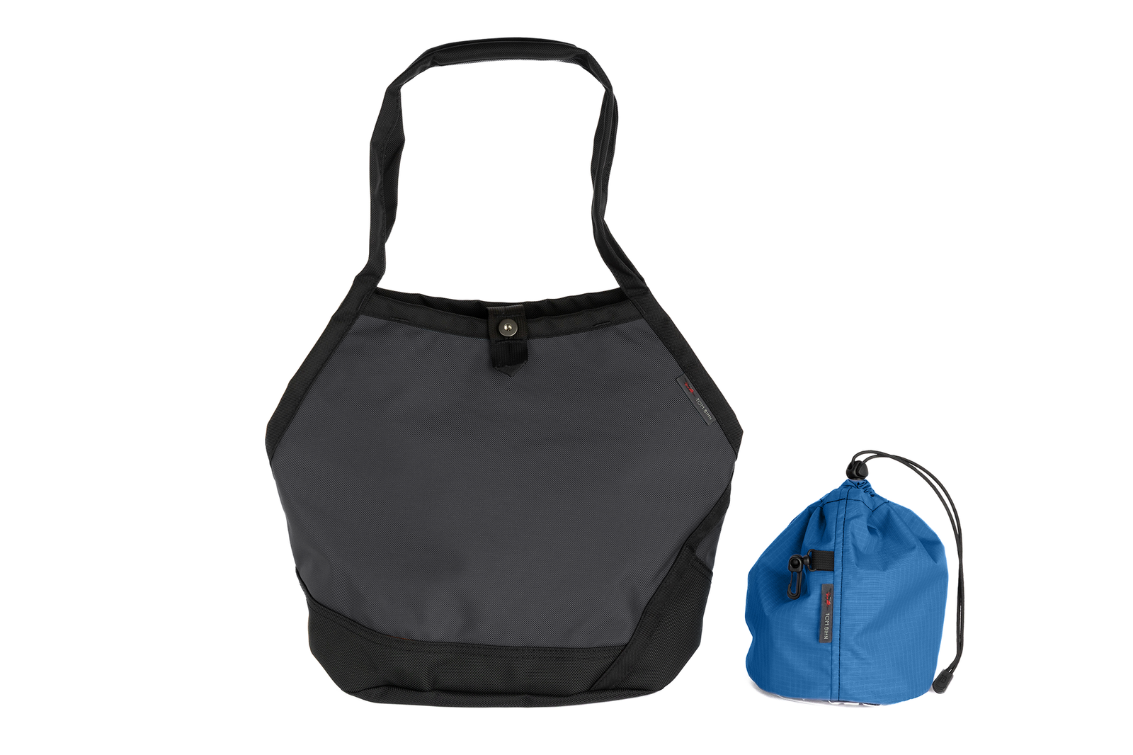 visible variant TB0660-GKOL^^A Swift in Nebulous Ballistic with Cobalt (blue with light blue grid) 200 Halcyon interior and Yarn Stuff Sack.